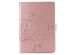 Coque Fleurs de Trèfle iPad 6 (2018) 9.7 pouces / iPad 5 (2017) 9.7 pouces - Rose champagne