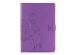 Coque Fleurs de Trèfle iPad 6 (2018) 9.7 pouces / iPad 5 (2017) 9.7 pouces - Violet