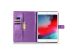 Coque Fleurs de Trèfle iPad 6 (2018) 9.7 pouces / iPad 5 (2017) 9.7 pouces - Violet