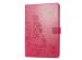 Coque Fleurs de Trèfle iPad 6 (2018) 9.7 pouces / iPad 5 (2017) 9.7 pouces - Fuchsia