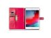 Coque Fleurs de Trèfle iPad 6 (2018) 9.7 pouces / iPad 5 (2017) 9.7 pouces - Fuchsia