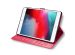 Coque Fleurs de Trèfle iPad 6 (2018) 9.7 pouces / iPad 5 (2017) 9.7 pouces - Fuchsia