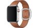 Apple Leather Band Modern Buckle Apple Watch Series 1-9 / SE - 38/40/41 mm / Series 10 - 42 mm - Taille L - Brun