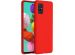 Accezz Coque Liquid Silicone Samsung Galaxy A51 - Rouge