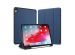 Dux Ducis Coque tablette Domo iPad Air 11 pouces (2024) M2 / Air 5 (2022) / Air 4 (2020) - Bleu foncé