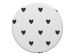 PopSockets iMoshion PopGrip - Black Hearts - White