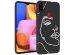 iMoshion Coque Design Galaxy M11 / A11 - Visage abstrait - Blanc