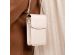 Selencia Sac téléphone serpent Avani Crossbody - Blanc