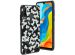 imoshion Coque Design Huawei P30 Lite - Fleur - Blanc / Noir