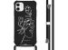 imoshion Coque Design avec cordon iPhone 11 - Woman Flower Black