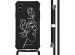 imoshion Coque Design avec cordon iPhone X / Xs - Woman Flower Black