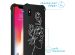 imoshion Coque Design avec cordon iPhone X / Xs - Woman Flower Black