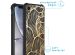 imoshion Coque Design avec cordon iPhone Xr - Golden Leaves