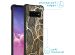 imoshion Coque Design avec cordon Samsung Galaxy S10 - Golden Leaves