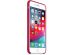 Apple Coque en silicone iPhone 8 Plus / 7 Plus - Rose Red