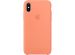 Apple Coque en silicone iPhone X - Peach