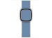 Apple Leather Band Modern Buckle Apple Watch Series 1-9 / SE - 38/40/41 mm / Series 10 - 42 mm - Taille S - Bleu