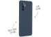 Accezz Coque Liquid Silicone Samsung Galaxy A72 - Bleu foncé