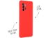 Accezz Coque Liquid Silicone Samsung Galaxy A72 - Rouge