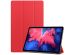 imoshion Coque tablette Trifold Lenovo Tab P11 / P11 Plus - Rouge