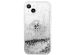 Guess Coque 4G Logo Liquid Glitter iPhone 13 Mini - Silver