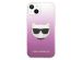 Karl Lagerfeld Coque arrière rigide Choupette iPhone 13 Mini - Rose