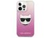 Karl Lagerfeld Coque arrière rigide Choupette iPhone 13 Pro - Rose