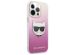 Karl Lagerfeld Coque arrière rigide Choupette iPhone 13 Pro - Rose