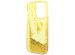 Guess Coque Liquid Glitter iPhone 14 Pro Max - Jaune