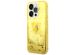 Guess Coque Liquid Glitter iPhone 14 Pro Max - Jaune