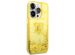 Guess Coque Liquid Glitter iPhone 14 Pro Max - Jaune