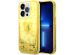 Guess Coque Liquid Glitter iPhone 14 Pro Max - Jaune