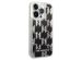 Karl Lagerfeld Coque arrière Liquid Glitter Monogram iPhone 14 Pro - Noir