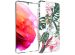 imoshion Coque Design Samsung Galaxy S21 FE - Fleur - Vert / Rose