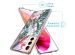 imoshion Coque Design Samsung Galaxy S21 FE - Fleur - Vert / Rose