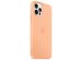 Apple Coque en silicone MagSafe iPhone 12 Pro Max - Cantaloupe