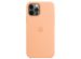 Apple Coque en silicone MagSafe iPhone 12 (Pro) - Cantaloupe