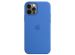 Apple Coque en silicone MagSafe iPhone 12 (Pro) - Capri Blue