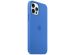 Apple Coque en silicone MagSafe iPhone 12 (Pro) - Capri Blue