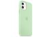 Apple Coque en silicone MagSafe iPhone 12 (Pro) - Pistachio