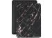 Burga Coque tablette iPad 9 (2021) 10.2 pouces / iPad 8 (2020) 10.2 pouces / iPad 7 (2019) 10.2 pouces - Rosé Gold Marble