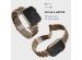 Burga Bracelet en acier Apple Watch Series 1-10 / SE / Ultra (2) - 42/44/45/46/49 mm - Chic Royal - Dorée