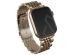 Burga Bracelet en acier Apple Watch Series 1-10 / SE / Ultra (2) - 42/44/45/46/49 mm - Chic Royal - Dorée