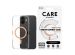 PanzerGlass Coque CARE Urban Combat MagSafe iPhone 16 - Transparent / Peach