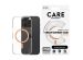 PanzerGlass Coque CARE Urban Combat MagSafe iPhone 16 Pro - Transparent / Peach