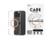 PanzerGlass Coque CARE Urban Combat MagSafe iPhone 16 Pro Max - Transparent / Peach