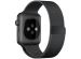 WiWu Bracelet milanais Apple Watch Series 1-10 / SE / Ultra (2) - 42/44/45/46/49 mm - Noir