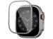 WiWu Protecteur d'écran avec bord en verre trempé Easy Install Apple Watch Series 4-6 / SE - 44 mm - Argent