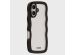 Holdit Coque Wavy iPhone 16 Plus - Black / Transparent