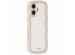 Holdit Coque Wavy iPhone 16 Plus - Light Beige / Transparent